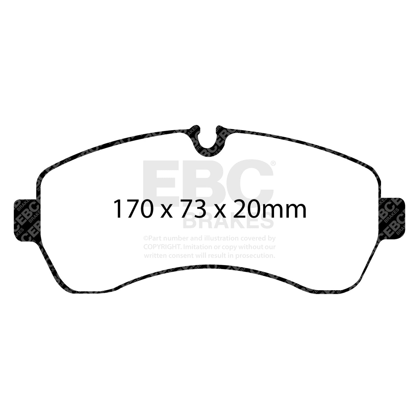 EBC Ultimax OE Replacement Brake Pad Set (DP1928)
