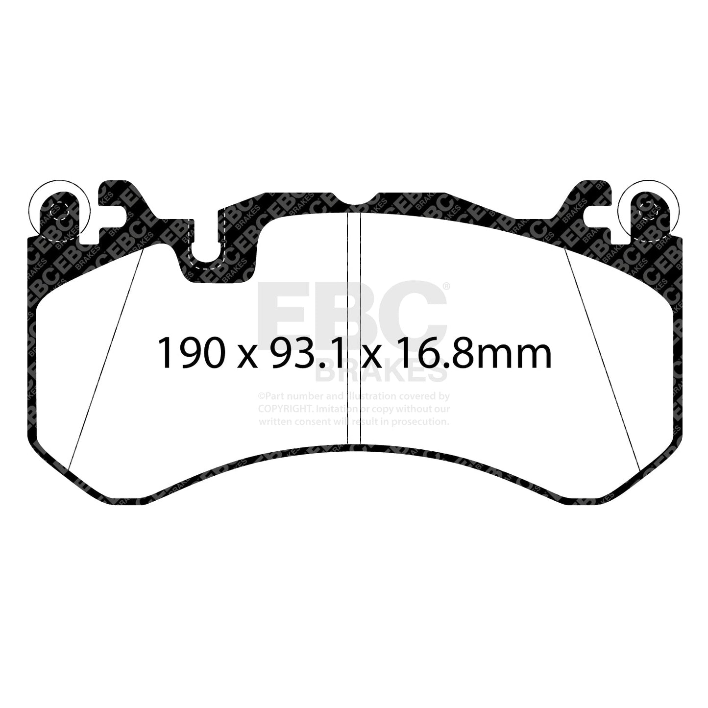EBC Brakes Pad and Disc Kit (PD04KF780)