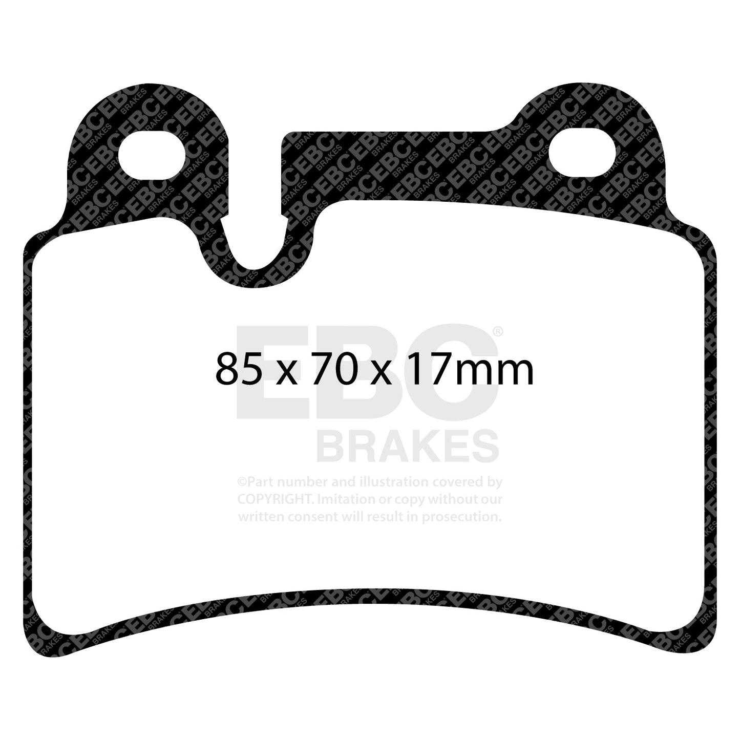 EBC Yellowstuff 4000 Series Street and Track Brake Pad Set (DP41944R)