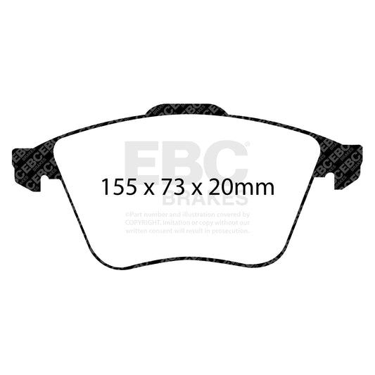 EBC Brakes RP1 Racing Pad (DP81946RP1) Front