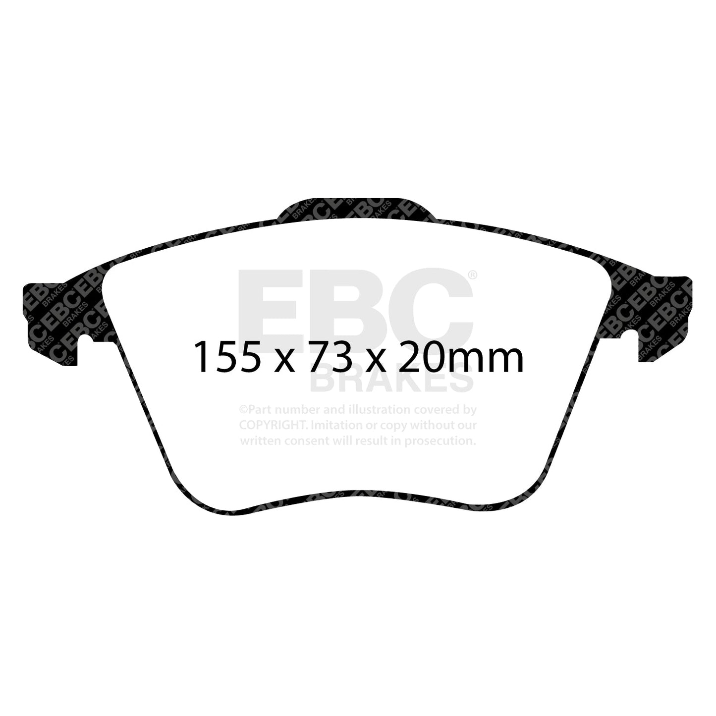 EBC Racing RP-1 Track and Race Brake Pads (DP81946RP1)