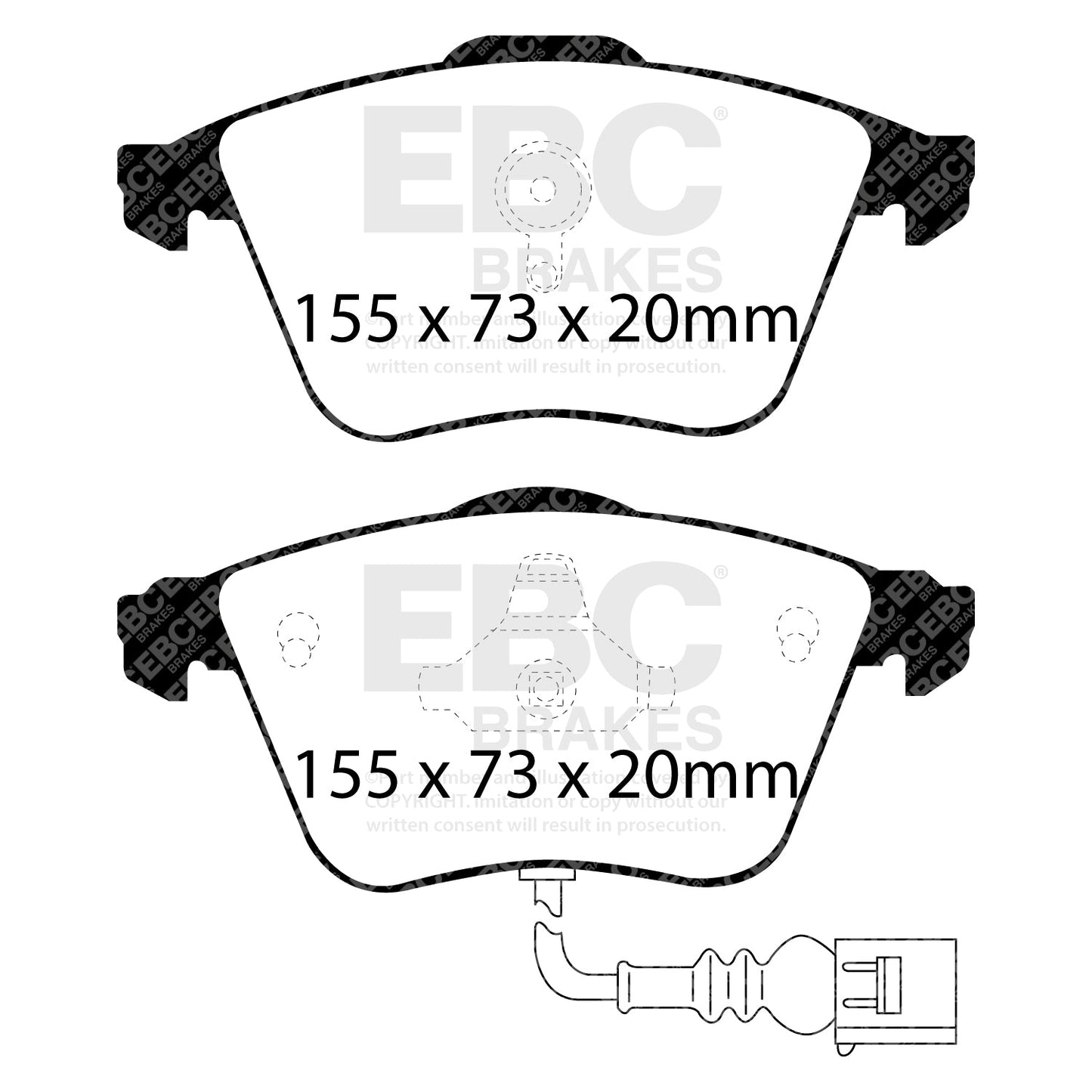 EBC Brakes Pad and Disc Kit (PD13KF086)