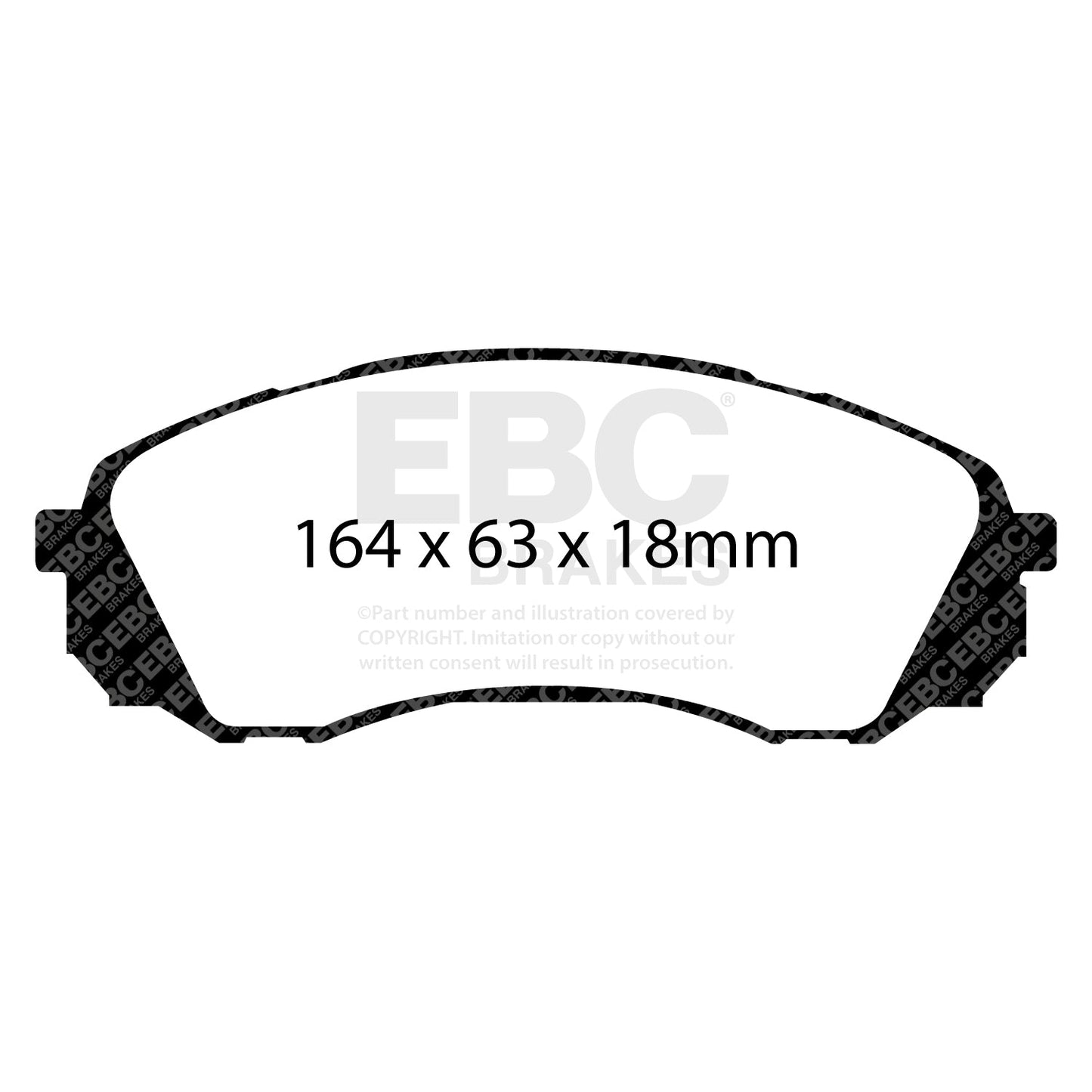 EBC Greenstuff 2000 Series Sport Brake Pad Set (DP21953)