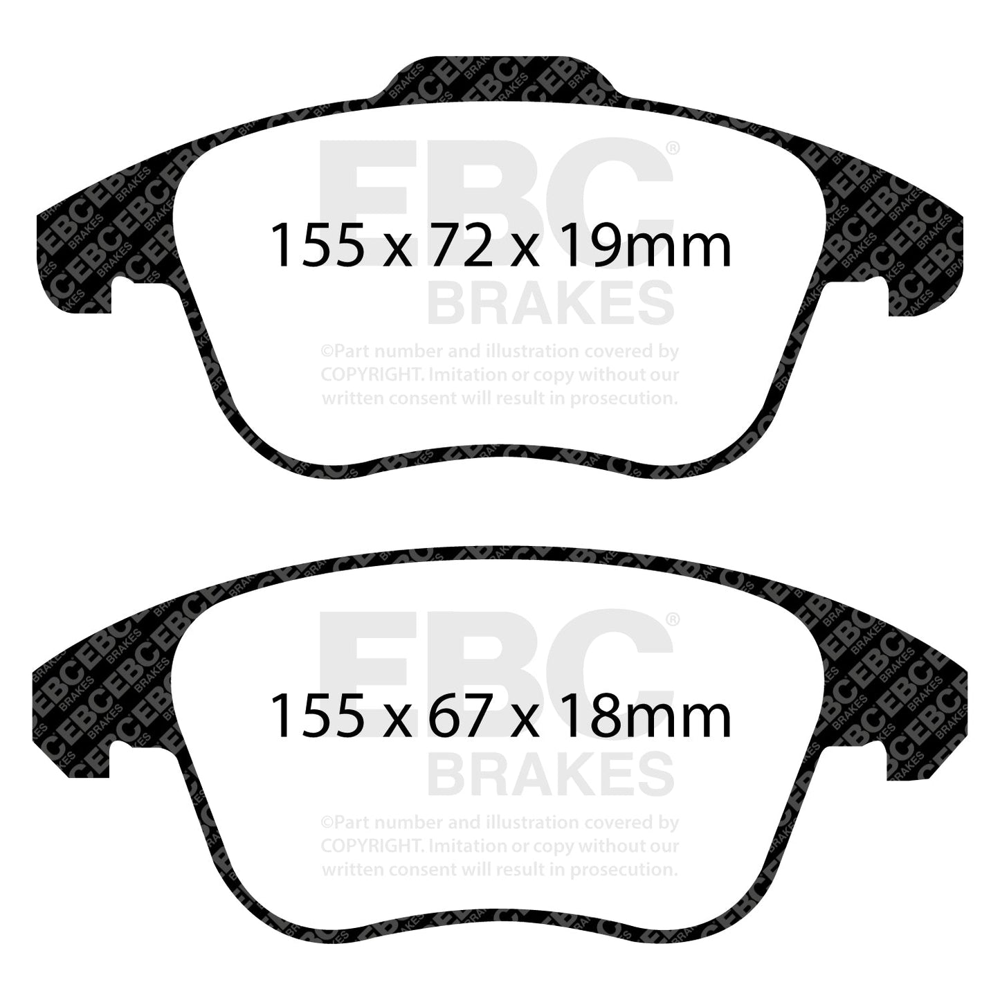EBC Brakes Pad and Disc Full vehicle Kit (PD40K520)