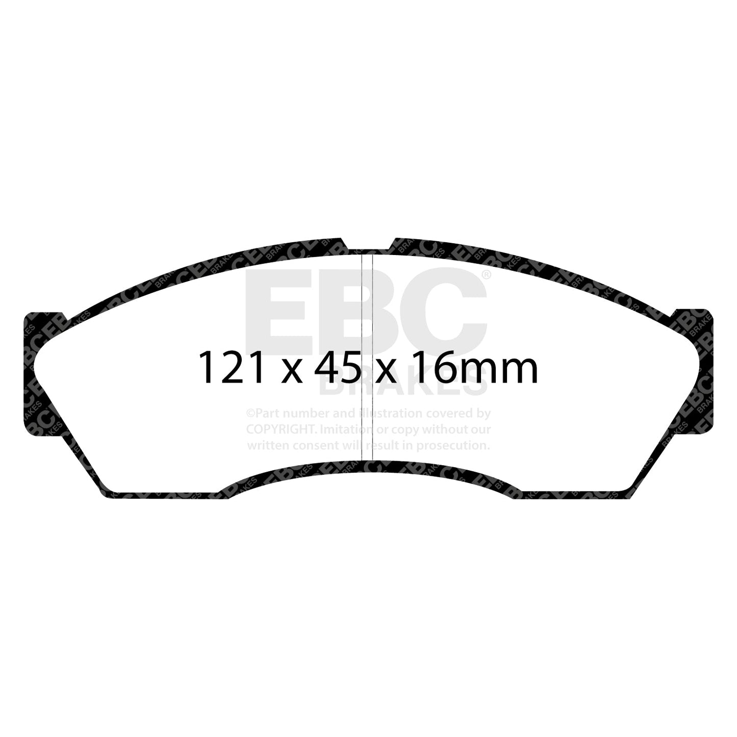 EBC Ultimax OE Replacement Brake Pad Set (DP1964)