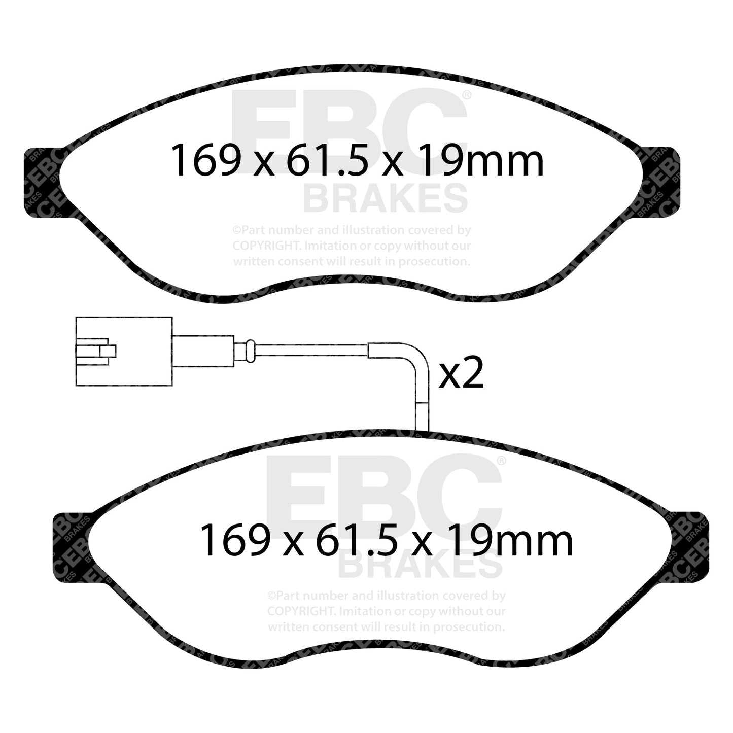 EBC Brakes Pad and Disc Kit (PDKF524)