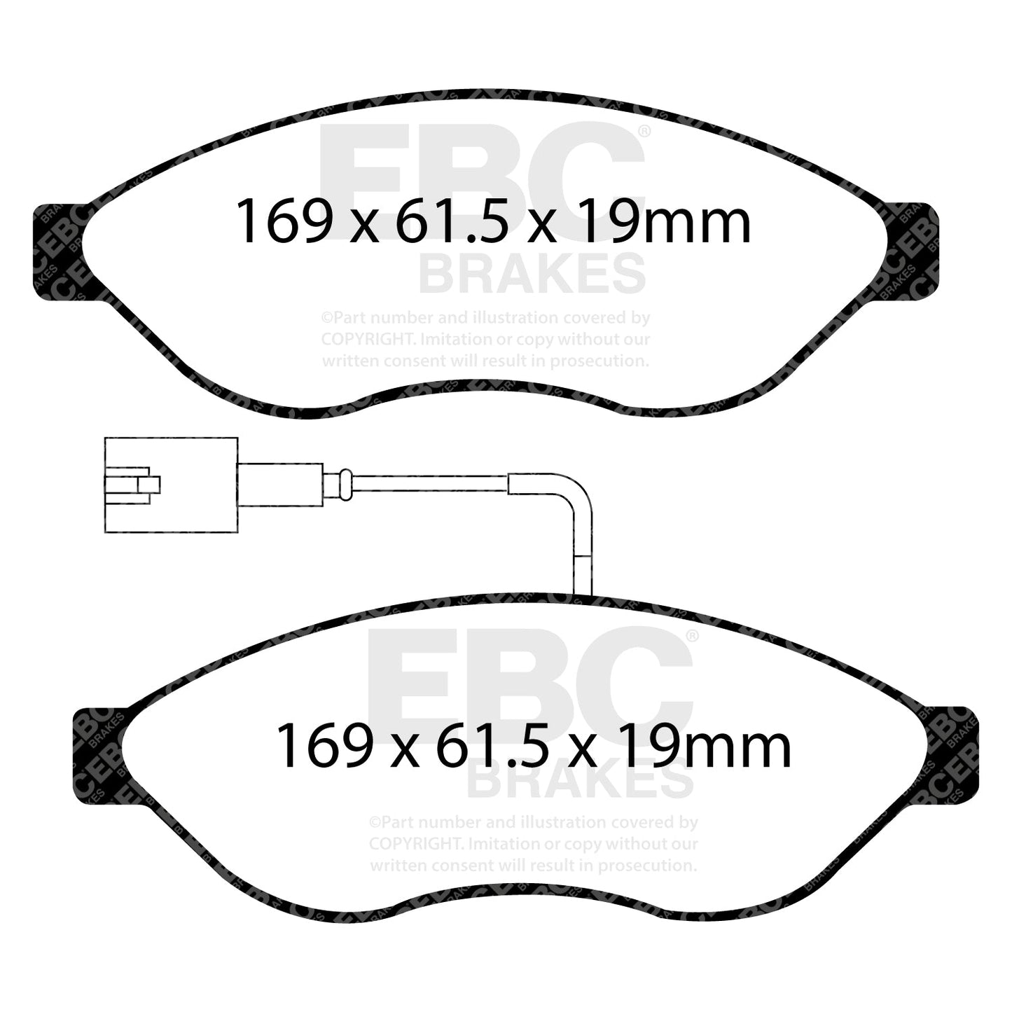 EBC Brakes Pad and Disc Kit (PDKF521)