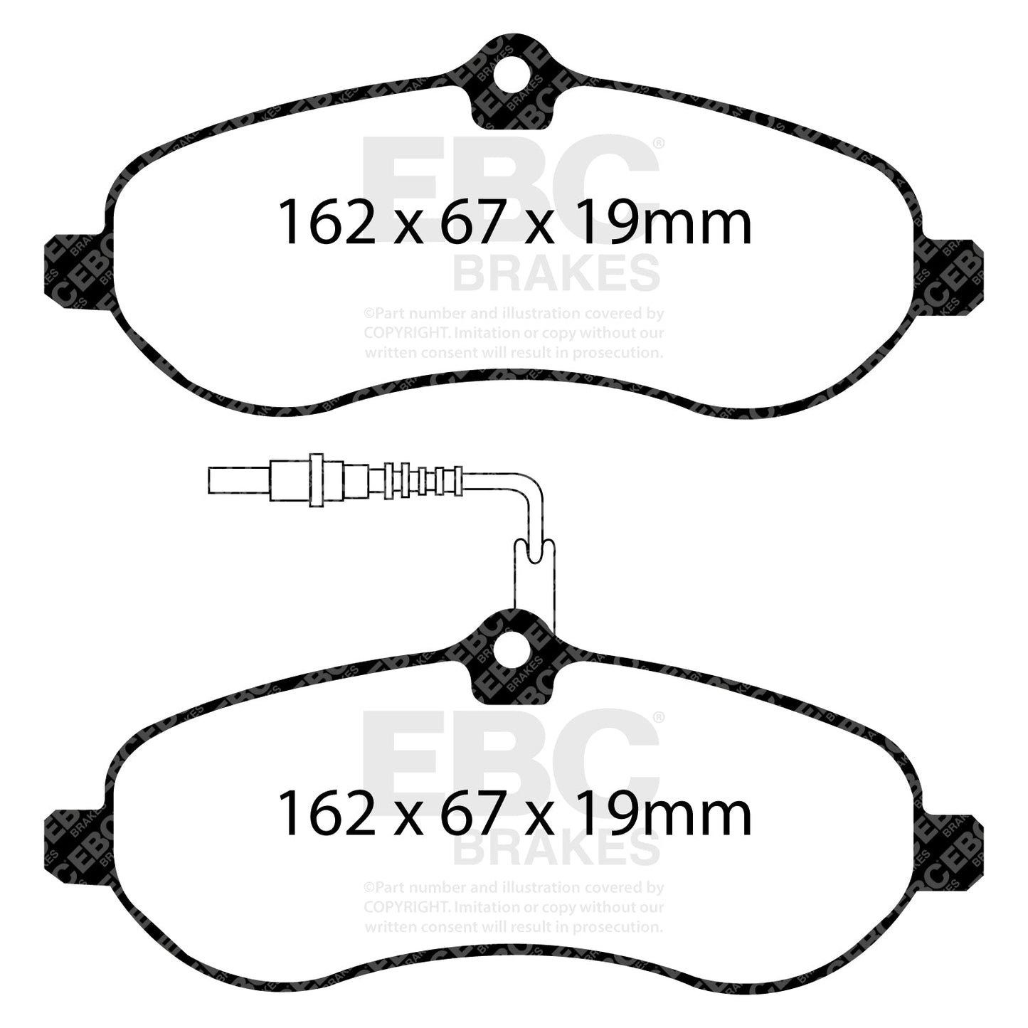 EBC Brakes Pad and Disc Kit (PDKF425)