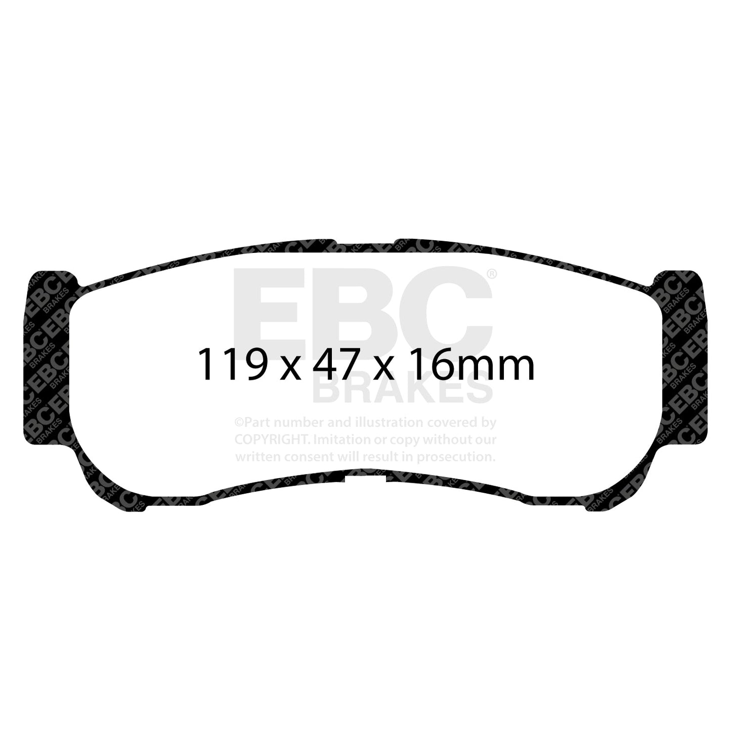 EBC Ultimax OE Replacement Brake Pad Set (DP1982)