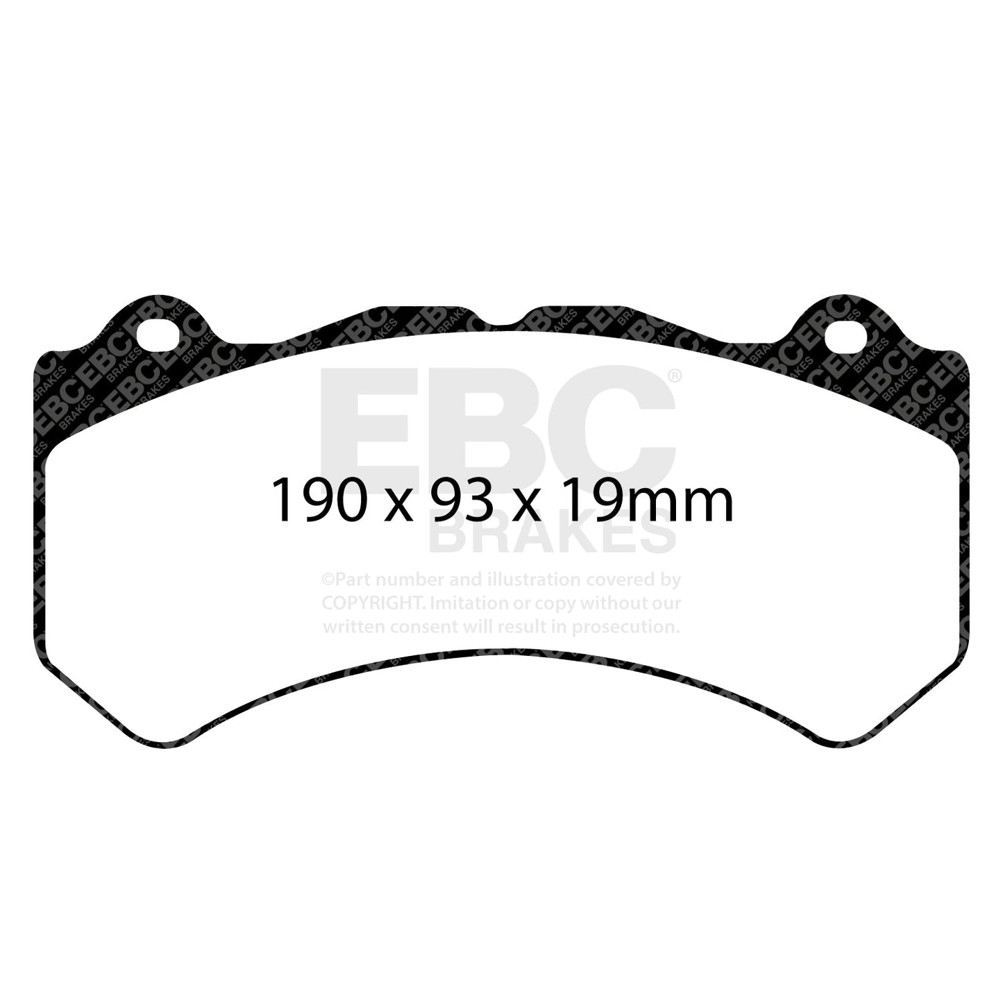 EBC Brakes Racing Pad and 2-Piece Fully-Floating Disc Kit (P2DK050RP1)