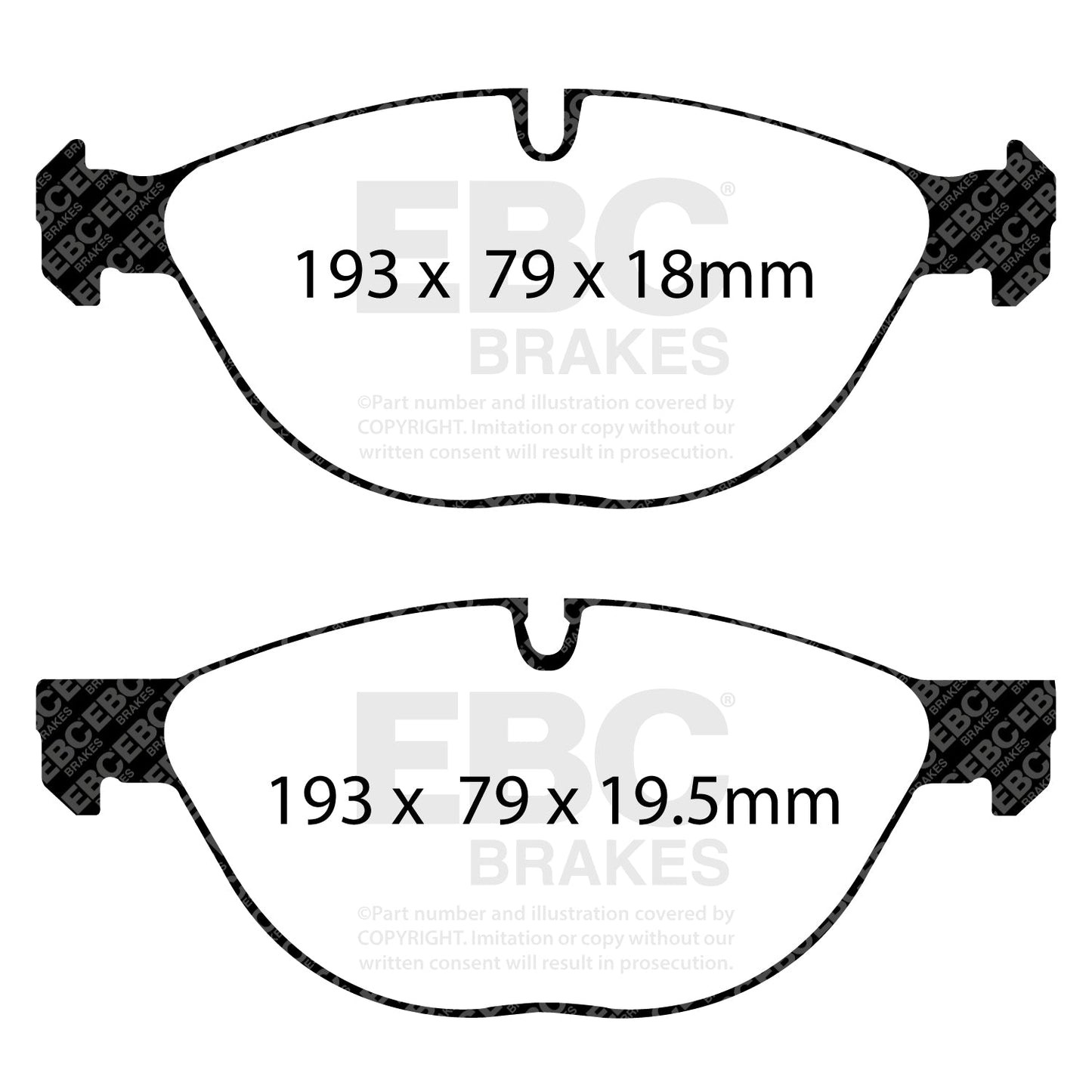 EBC Brakes Pad  and  Disc Kit (PD01KF1856)