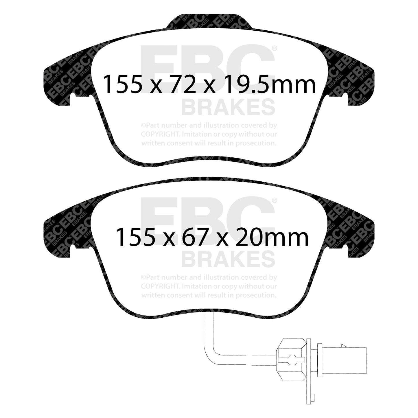 EBC Brakes Pad and Disc Kit (PD03KF099)