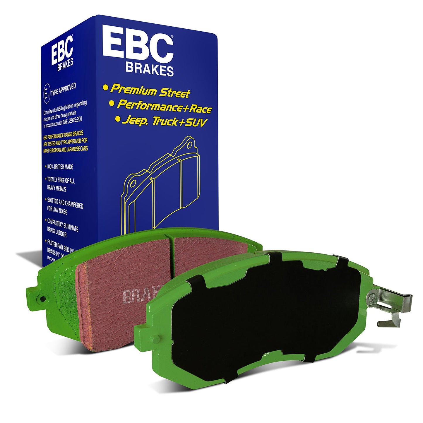 EBC Greenstuff 2000 Series Sport Brake Pad Set (DP21884)
