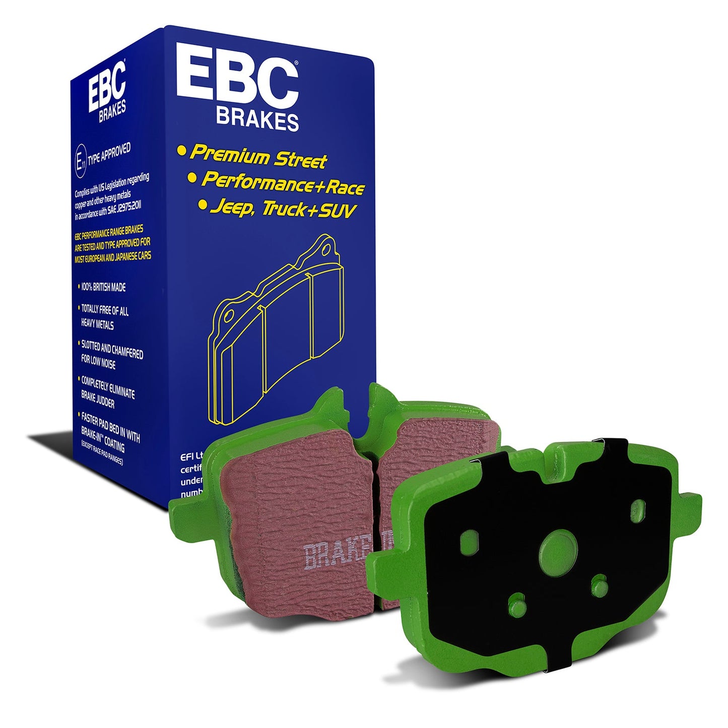 EBC Greenstuff 2000 Series Sport Brake Pad Set (DP22089)