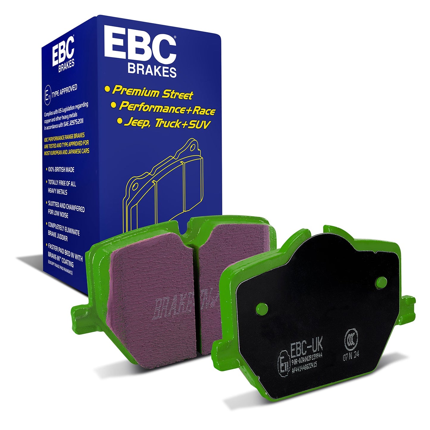 EBC Greenstuff 2000 Series Sport Brake Pad Set (DP22415)