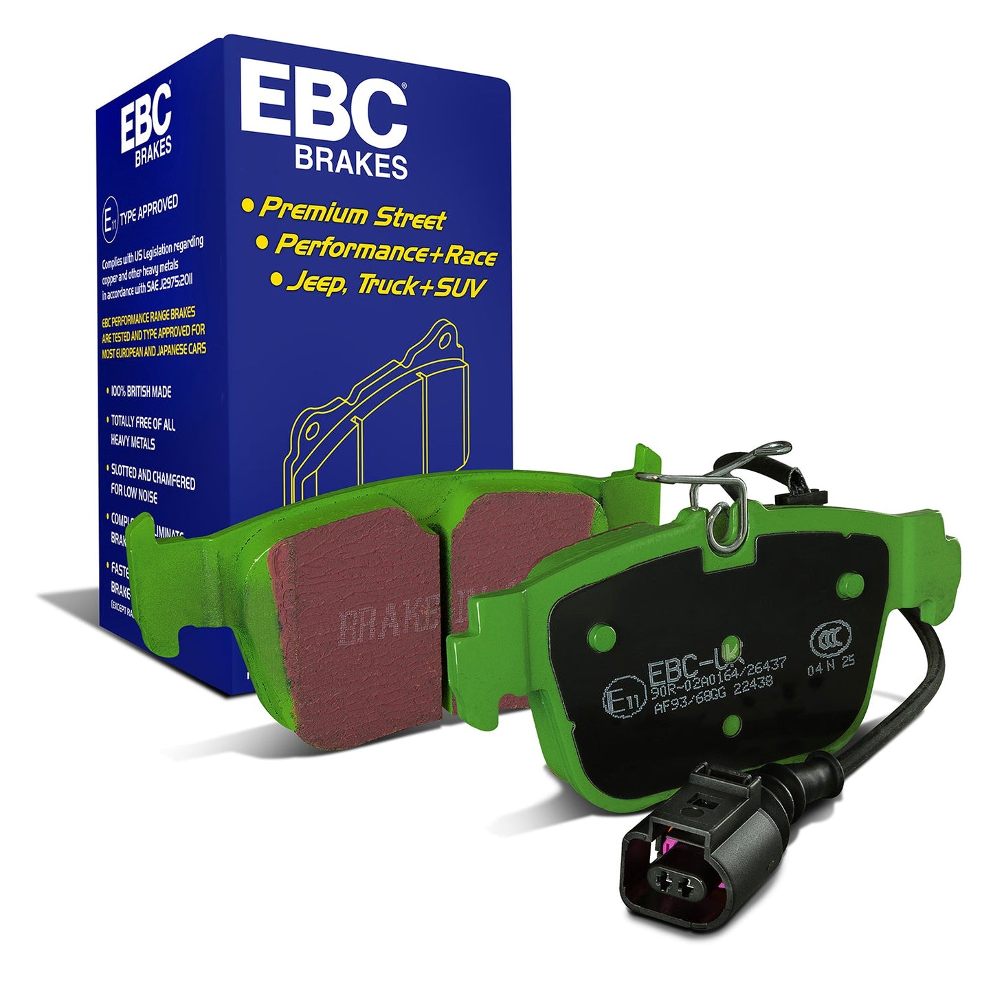 EBC Greenstuff 2000 Series Sport Brake Pad Set (DP22438)
