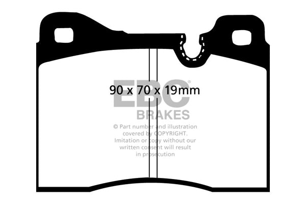 EBC Brakes Ultimax Pad and Plain Disc kit (PDKF269)