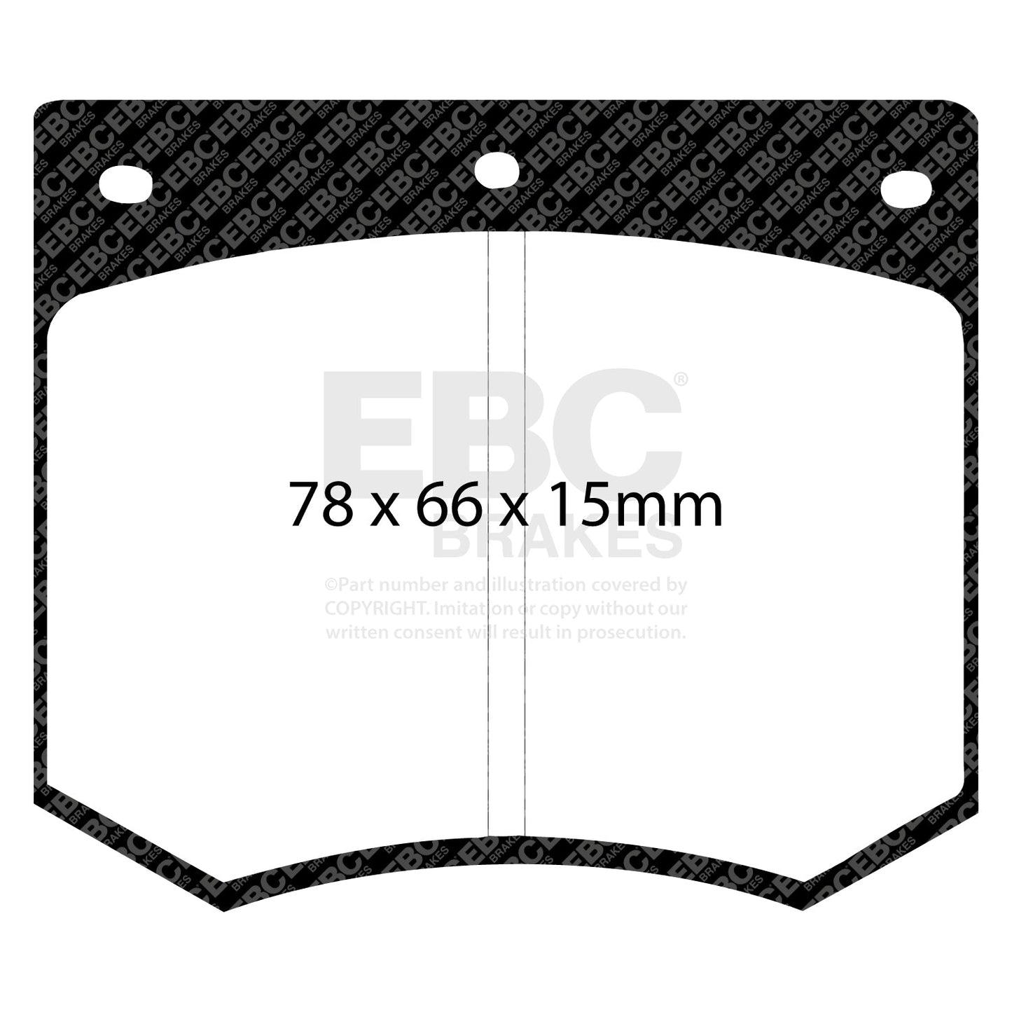 EBC Brakes Bluestuff Pad and Plain Disc kit (PD04KF843)