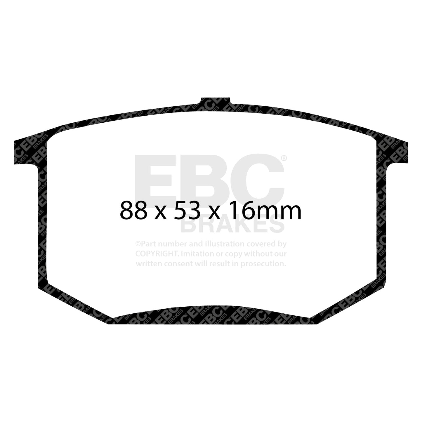 EBC Brakes Pad  and  Disc Kit (PD02KR512)