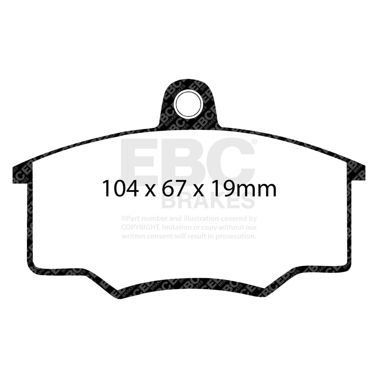 EBC Brakes Ultimax Pad and Plain Disc kit (PDKF096)