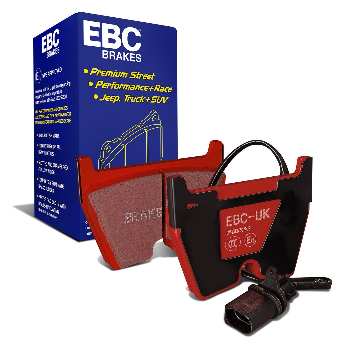 EBC Redstuff 3000 Series Sport Brake Pad Set (DP31513/3C)
