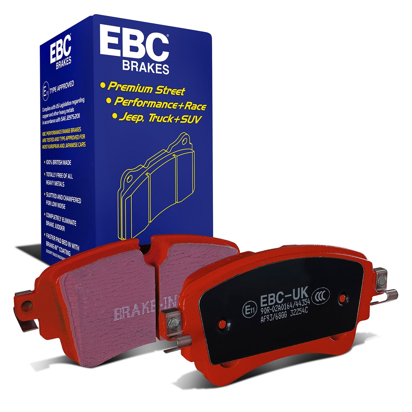 EBC Redstuff 3000 Series Sport Brake Pad Set (DP32254C)