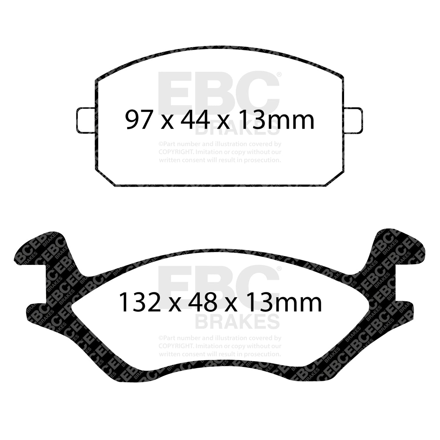 EBC Brakes Pad and Disc Kit (PDKF2006)