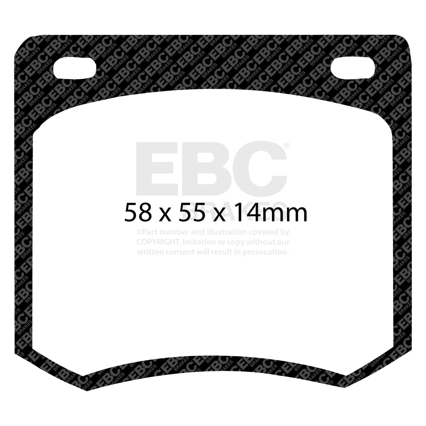 EBC Brakes Ultimax Pad and Plain Disc kit (PDKR680)