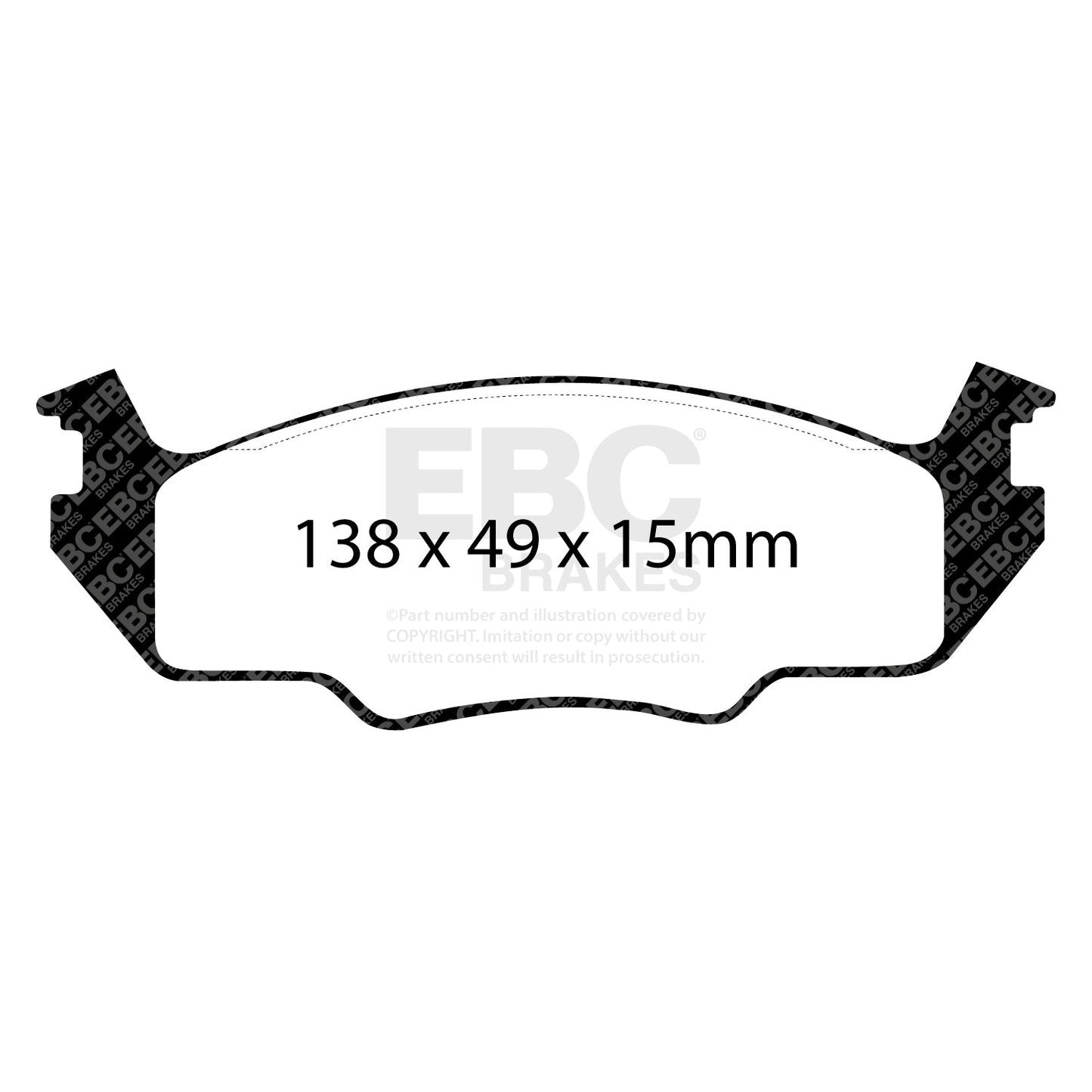 EBC Brakes Pad  and  Disc Kit (PD01KF1538)