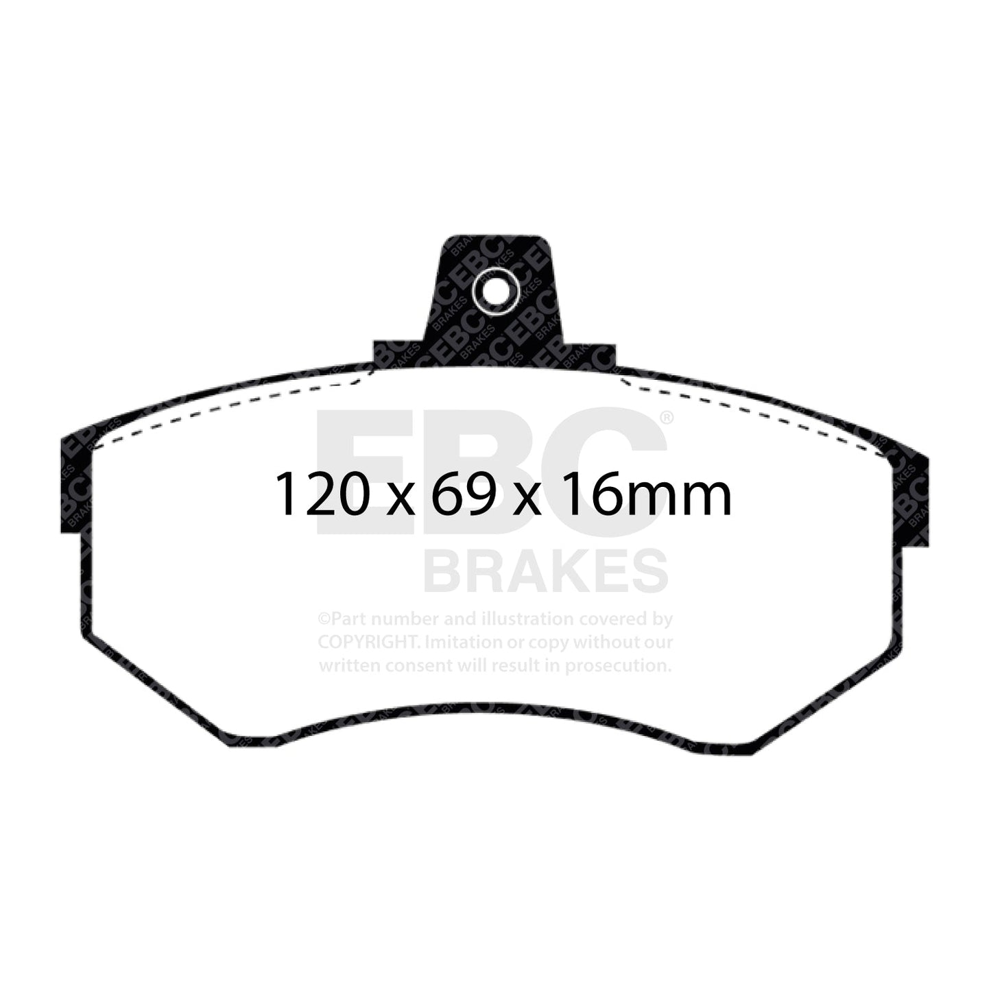 EBC Brakes Pad and Disc Kit (PDKF098)