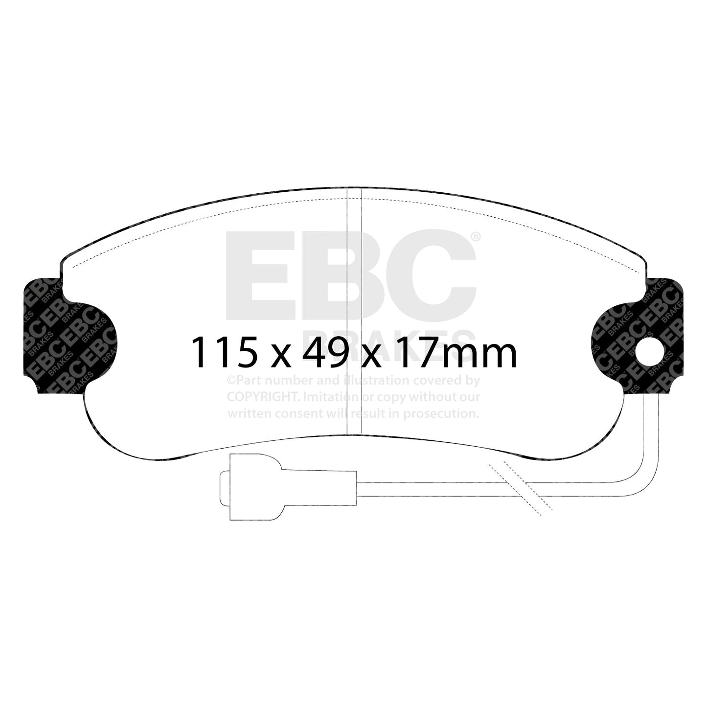 EBC Brakes Pad and Disc Kit (PDKF1793)