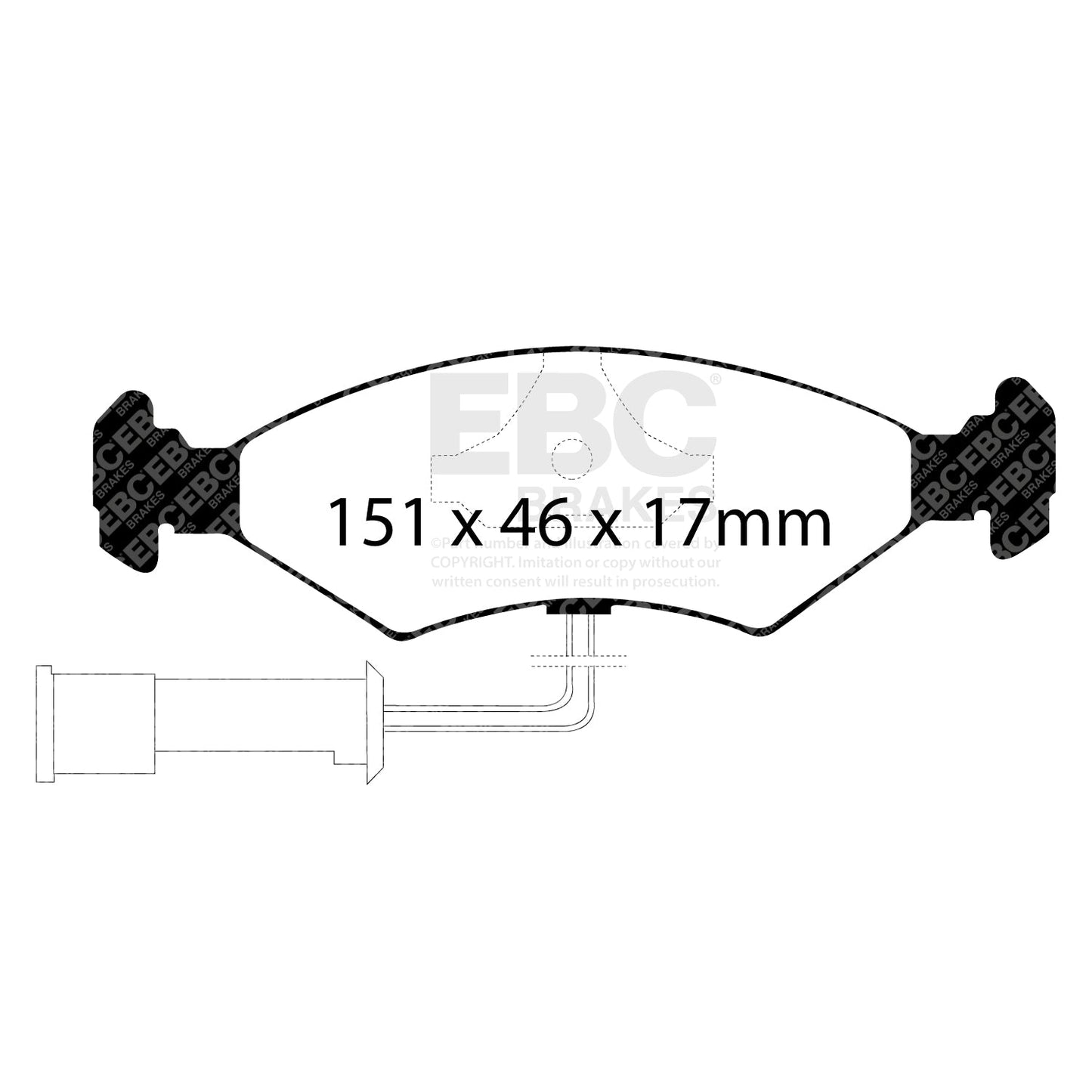 EBC Brakes Pad and Disc Kit (PDKF731)