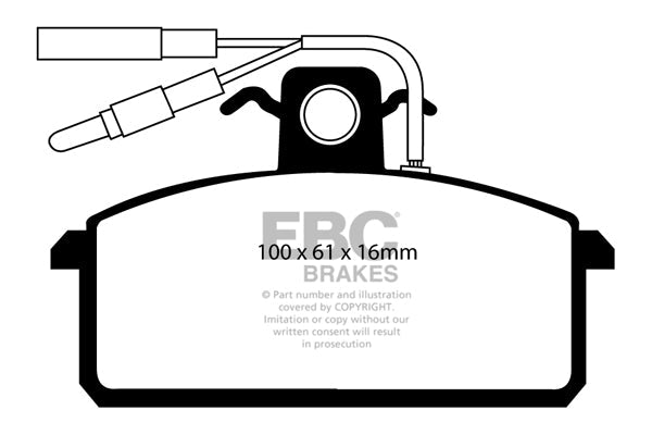 EBC Brakes Pad and Disc Full vehicle Kit (PD40K1034)