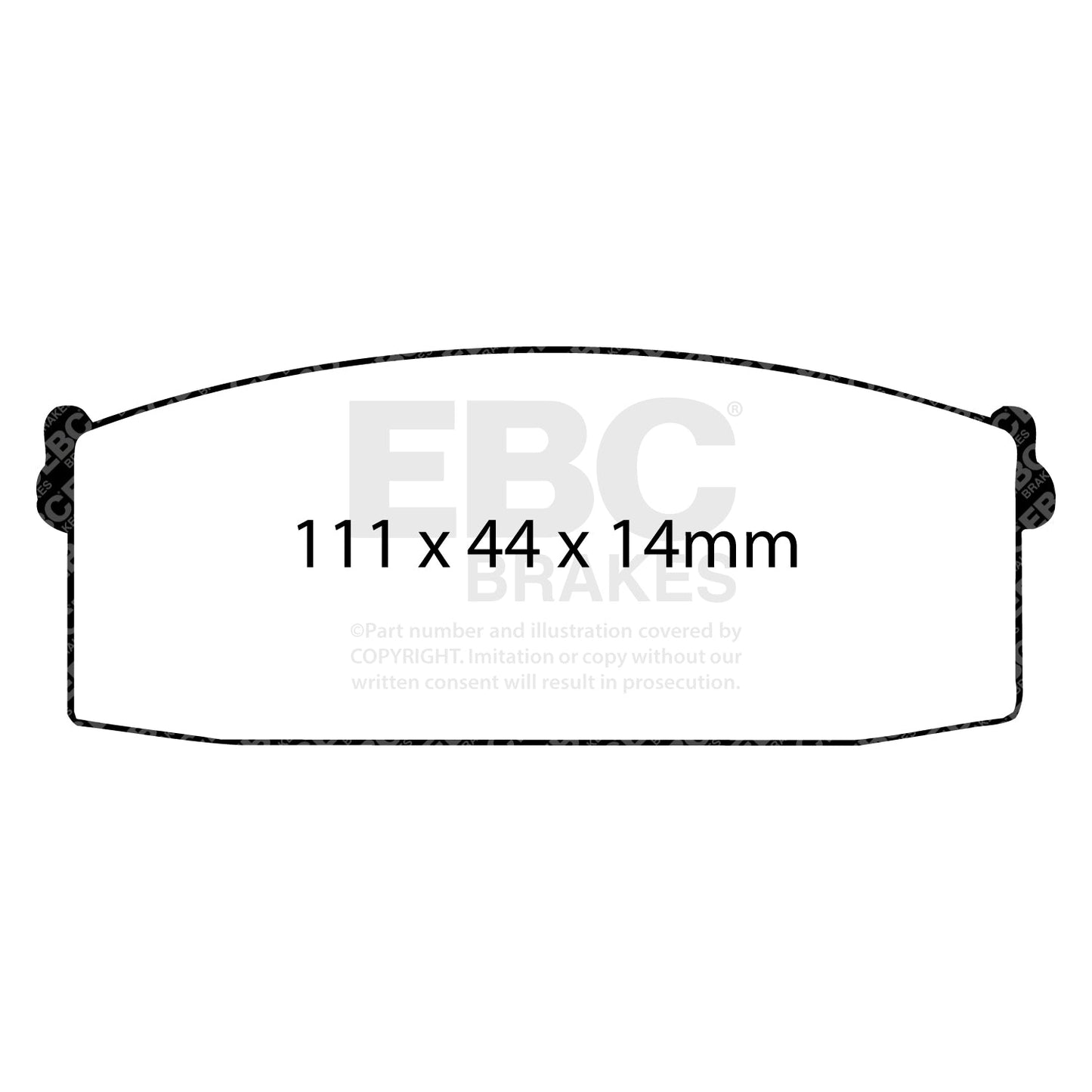 EBC Brakes Pad and Disc Kit (PDKF1430)