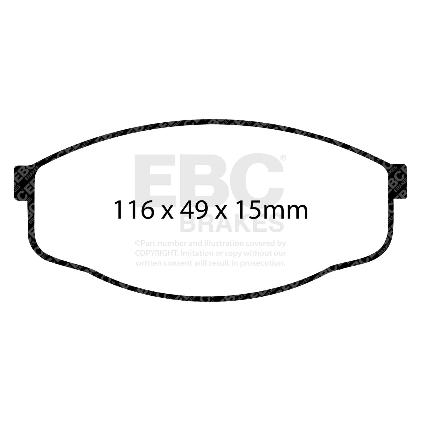 EBC Brakes Pad and Disc Kit (PDKF1964)