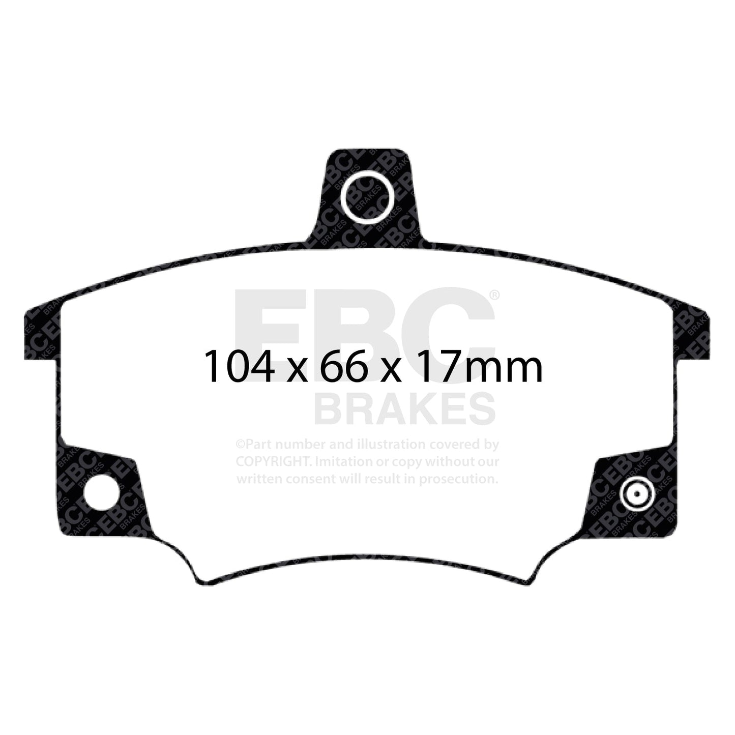 EBC Brakes Pad  and  Disc Kit (PD01KF034)