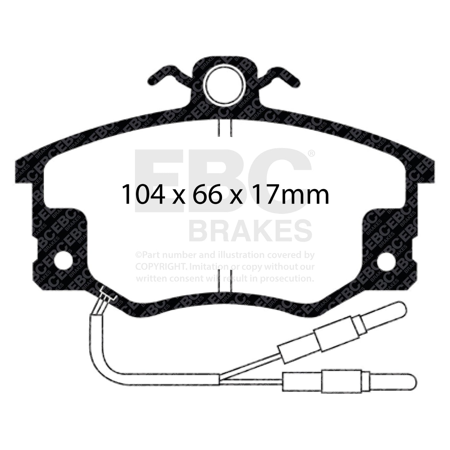 EBC Brakes Pad and Disc Kit (PDKF1036)