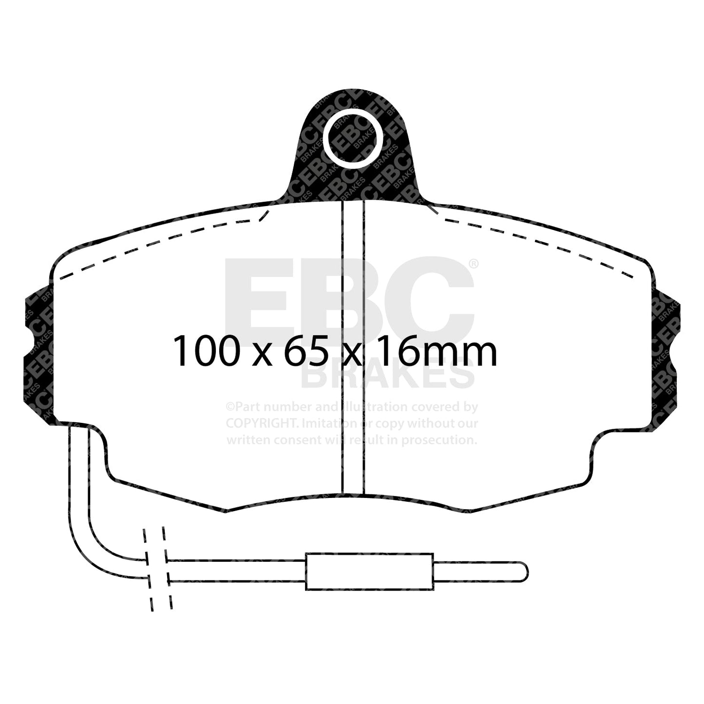 EBC Brakes Pad and Disc Kit (PDKF506)