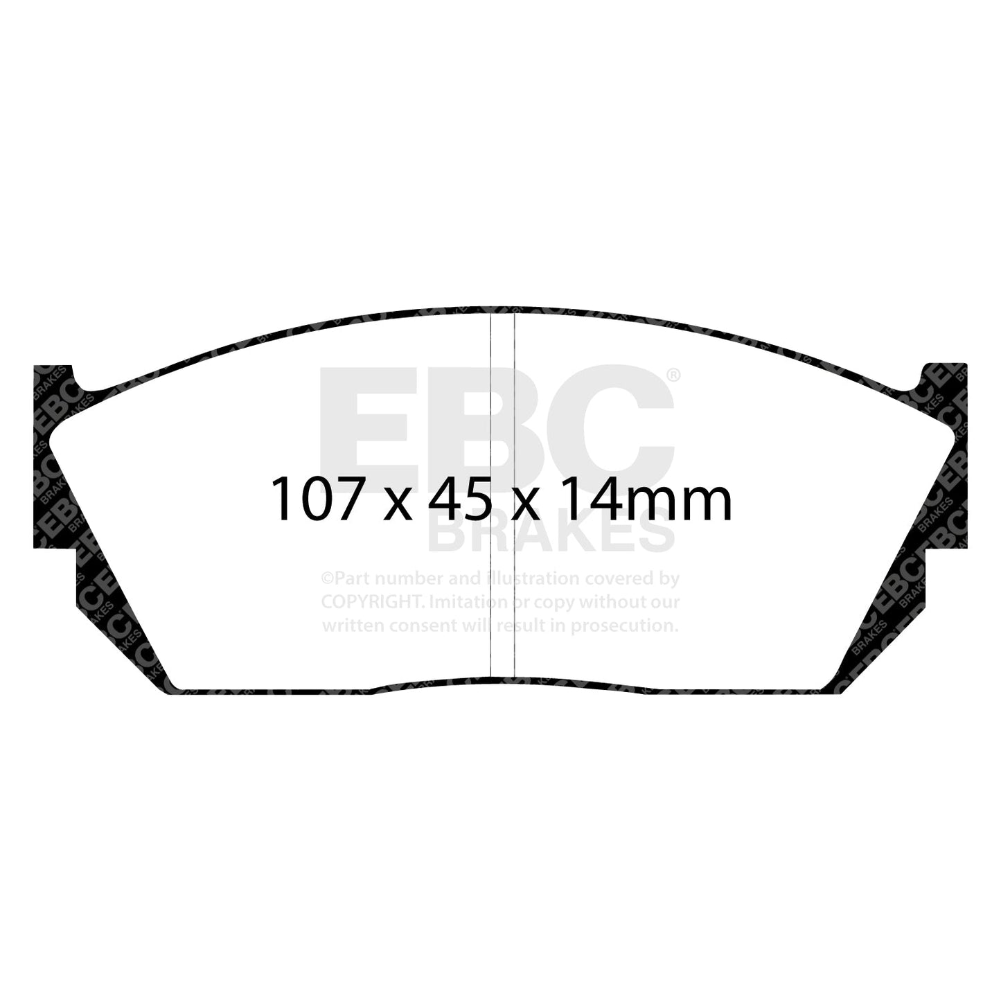 EBC Brakes Pad and Disc Kit (PDKF868)