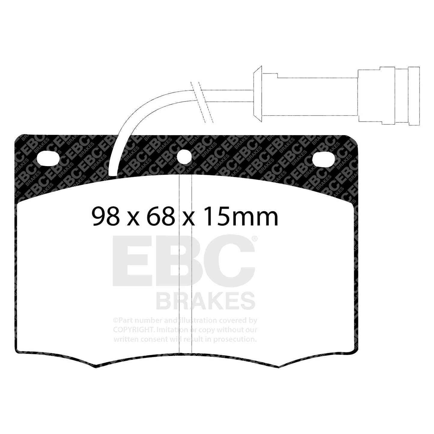 EBC Brakes Ultimax Pad and Plain Disc kit (PDKF749)