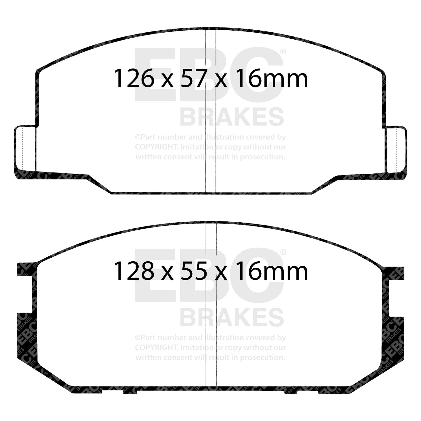 EBC Brakes Pad and Disc Kit (PDKF1989)