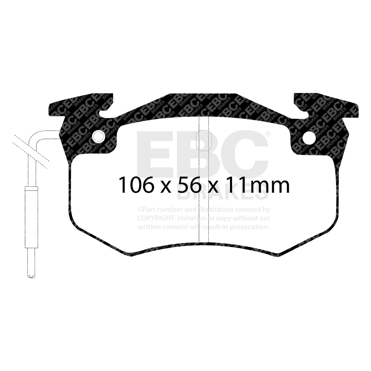 EBC Brakes Pad and Disc Kit (PD13KR163)