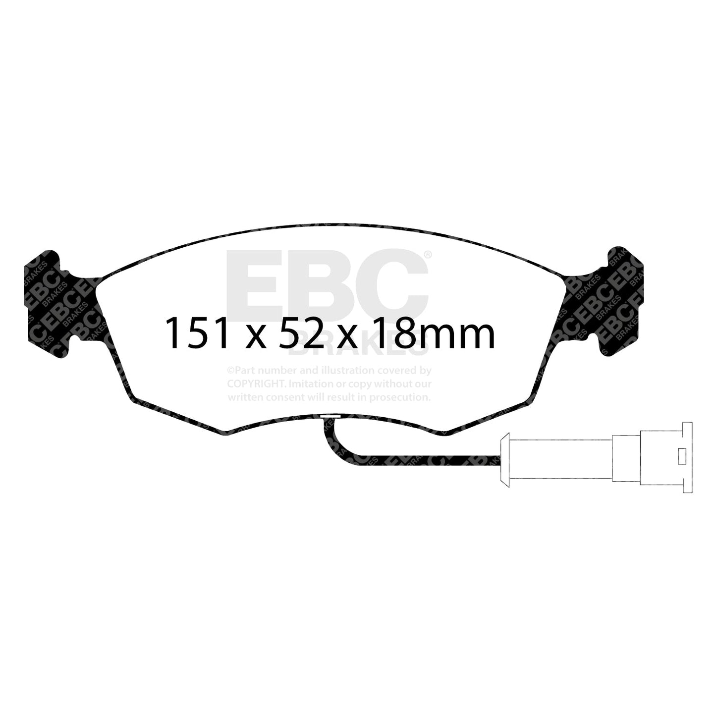 EBC Brakes Pad and Disc Full vehicle Kit (PD40K789)