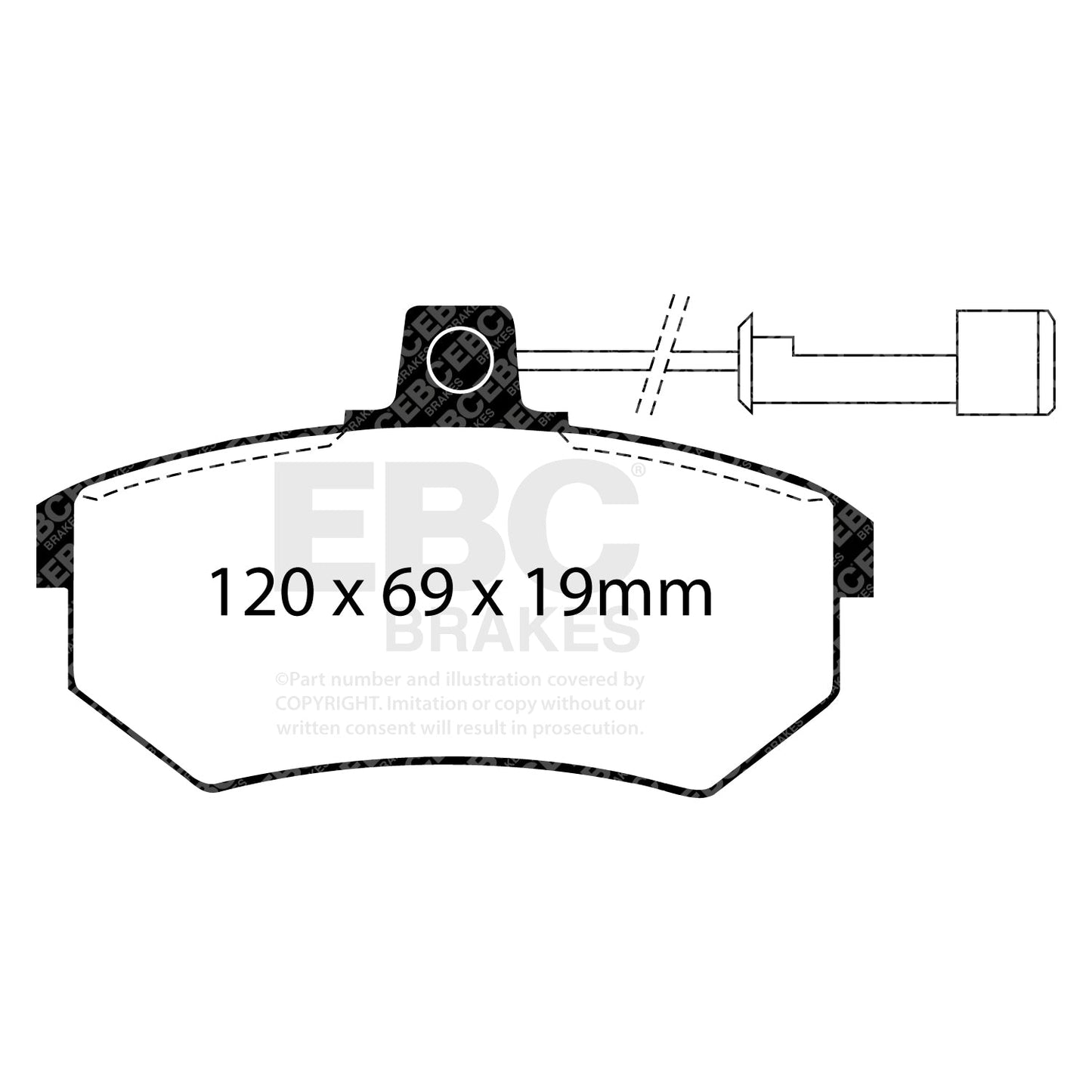 EBC Performance Pack Pad & Line Kit with Yellowstuff Pads (PLK1324)