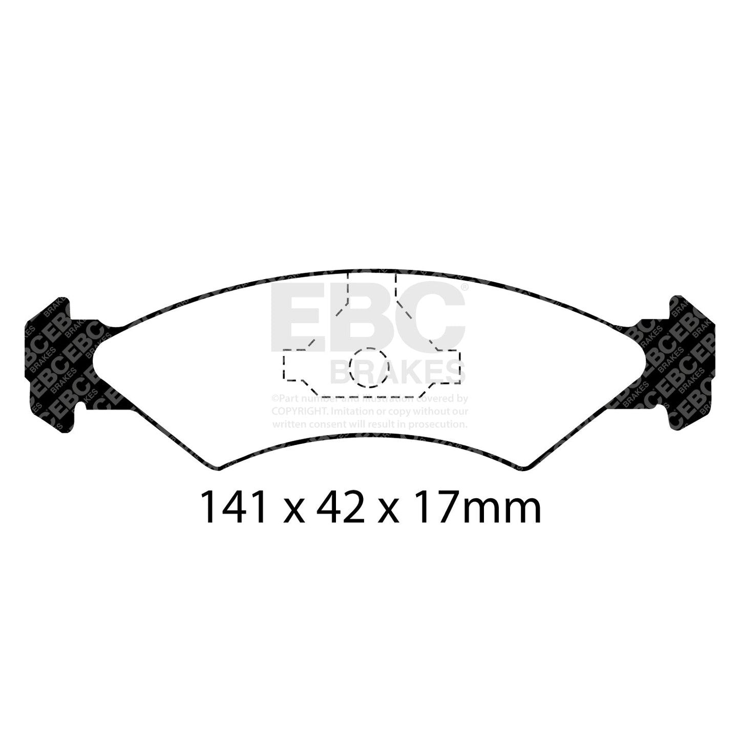 EBC Brakes Pad and Disc Kit (PD03KF472)