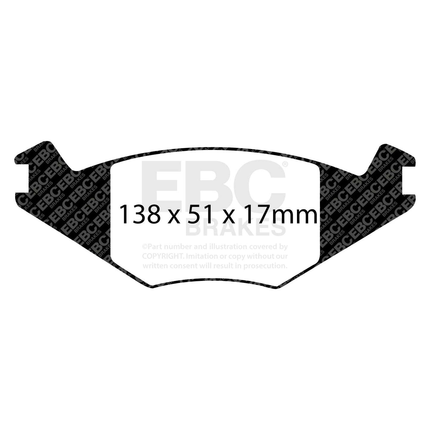 EBC Brakes Pad  and  Disc Kit (PD01KF1540)
