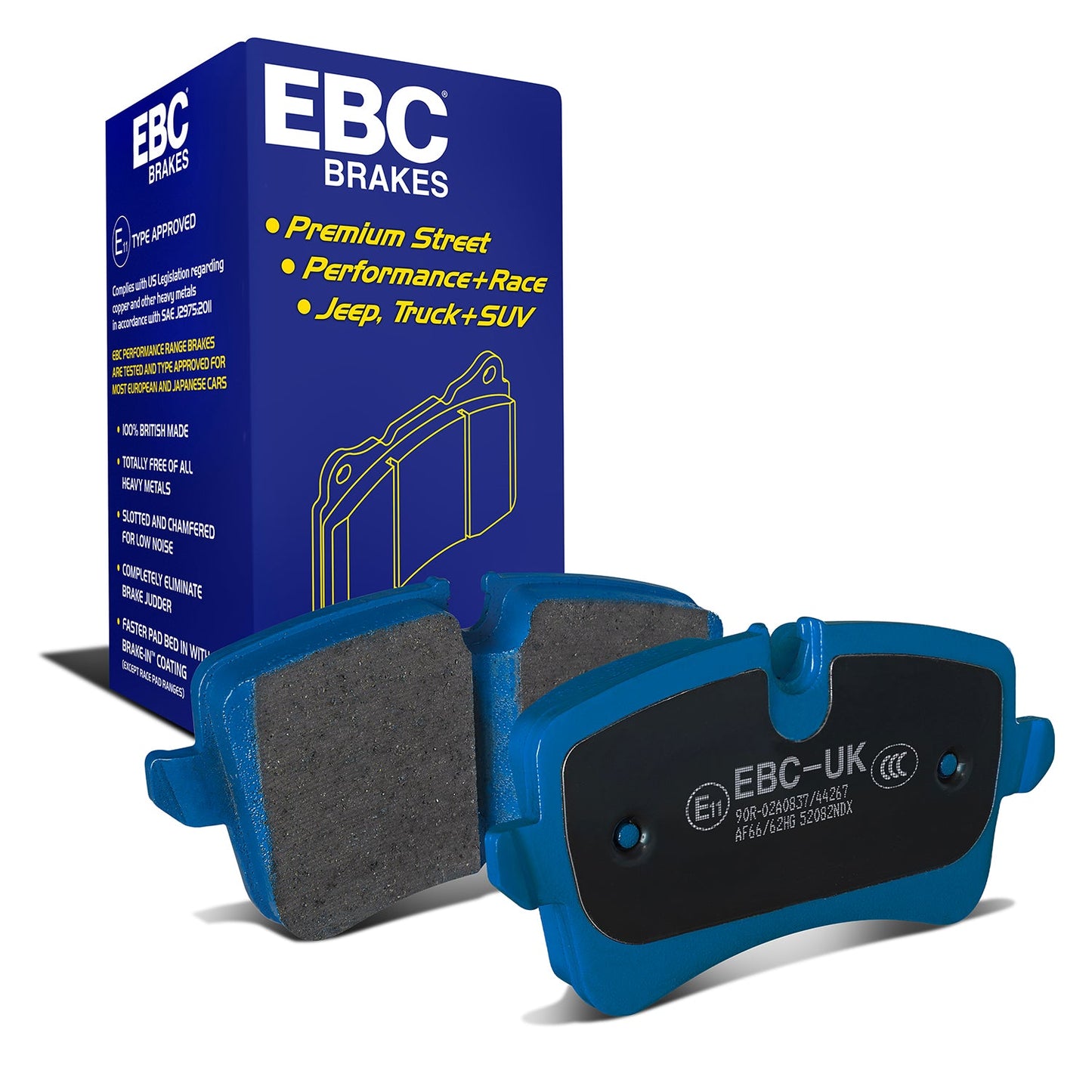 EBC Bluestuff NDX Trackday Brake Pad Set (DP52082NDX)