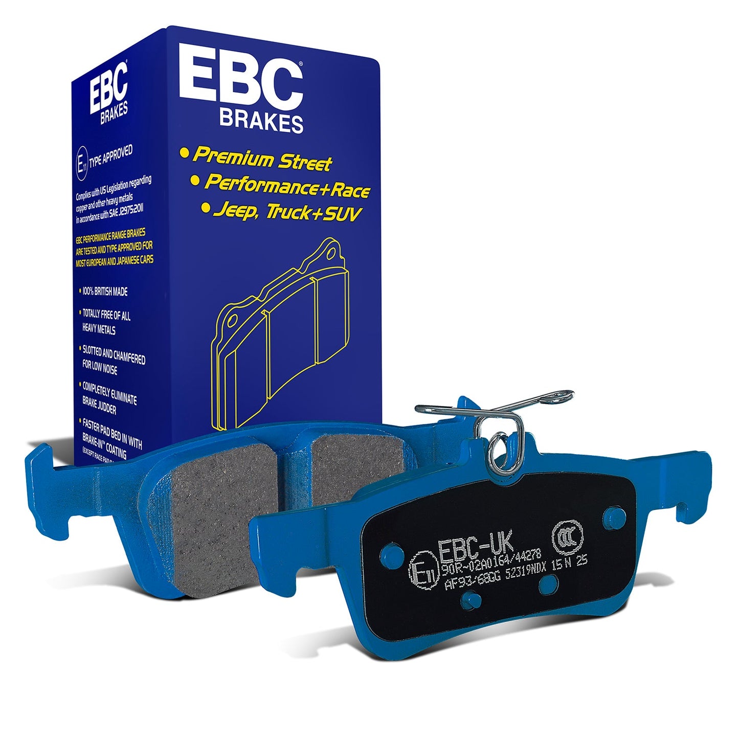 EBC Bluestuff Brake Pad 5000 Series TrackDay Set (DP52319NDX)