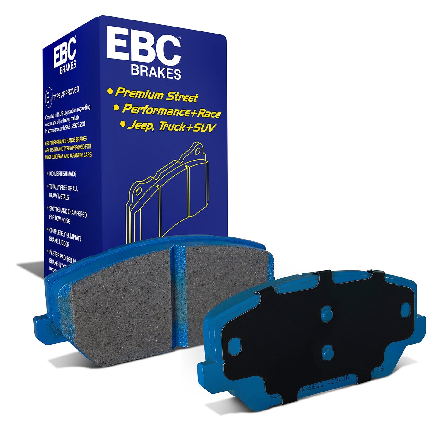 EBC Bluestuff NDX Trackday Brake Pad Set (DP52343NDX)