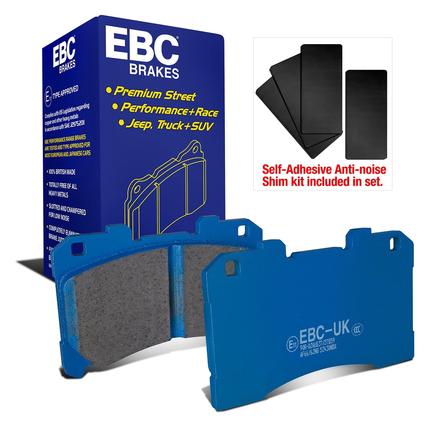 EBC Bluestuff NDX Trackday Brake Pad Set (DP52430NDX)
